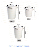 Mixing buckets Refina White X1  Plaster Render Screed Grout various sizes