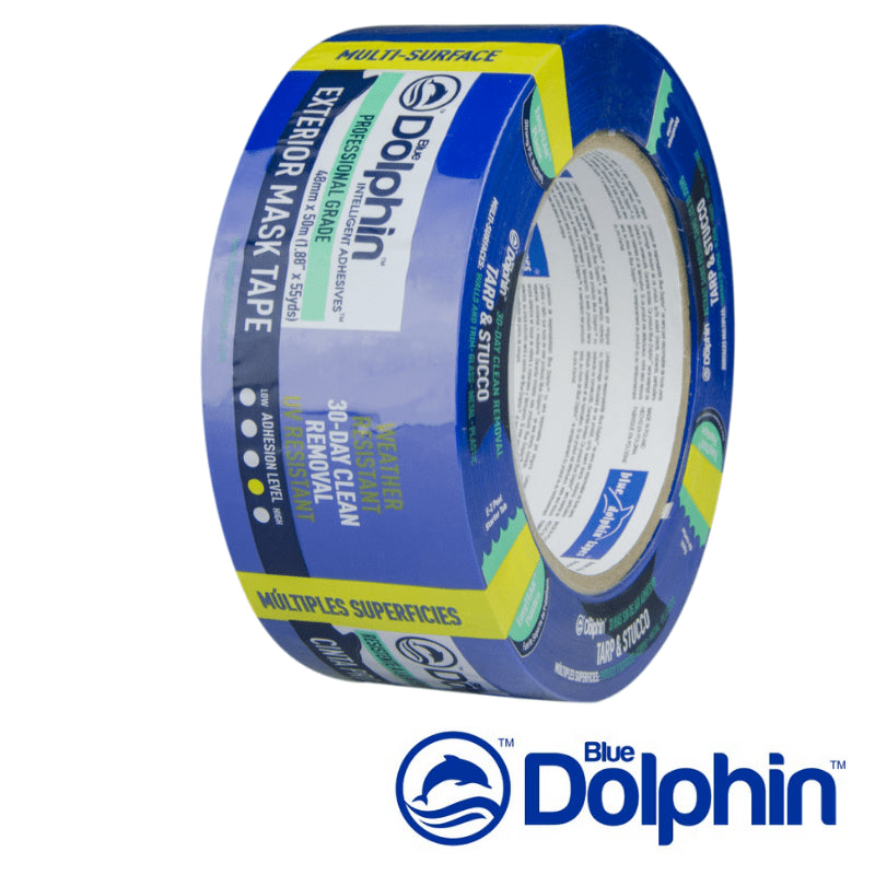 Blue Dolphin Tarp & Stucco Tape Blue masking External Tape 50 mts