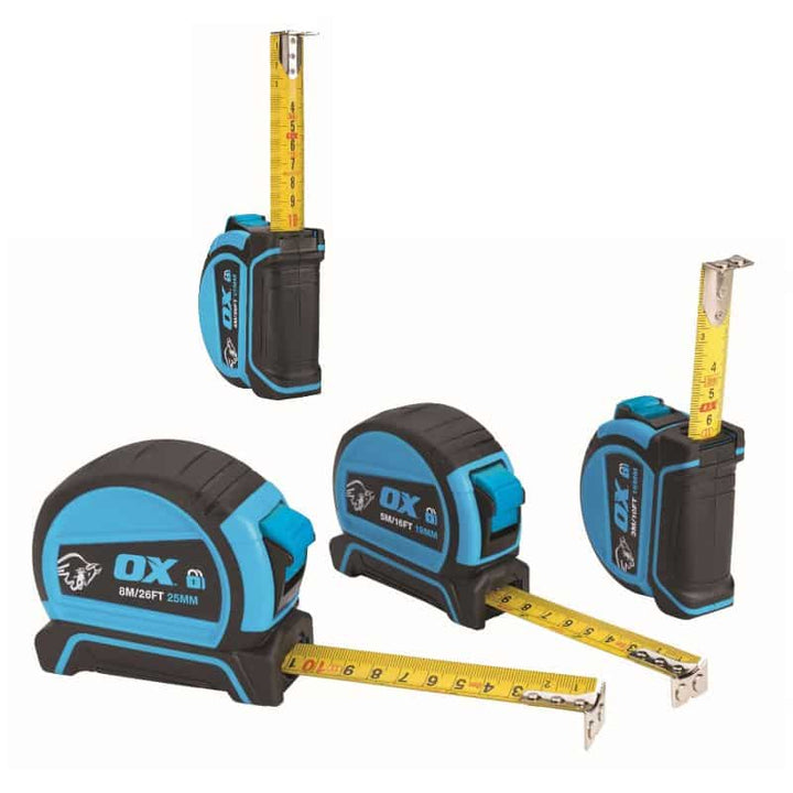 OX Pro Dual Auto Lock Tape Measure