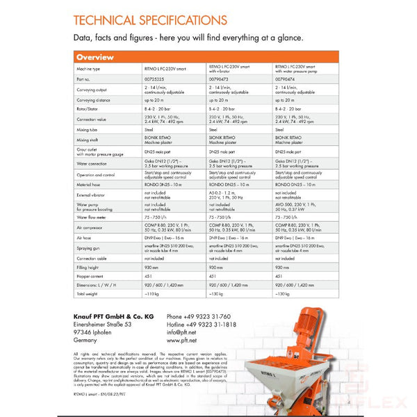 Plastering Machines and Render Machines – PFT Wales