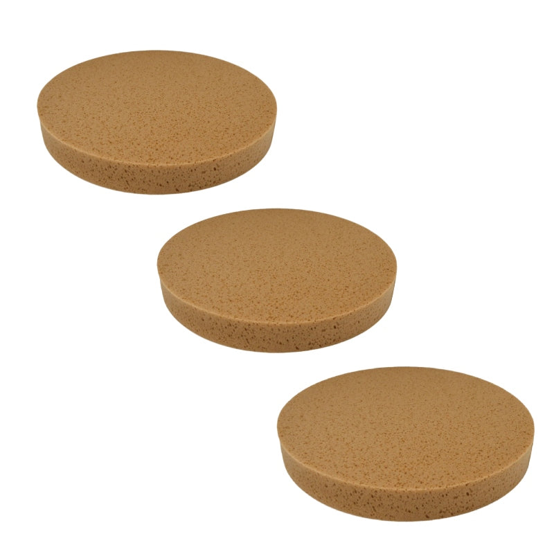 3 Brown Power float sponges