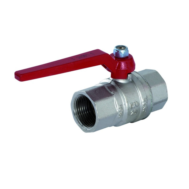 Material shut off valve 1 inch Red