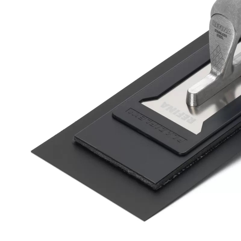PLAZIFLEX Foam Backed 1.0mm Black Skimming Trowel – Flexiback Plastic Finishing Trowel by Refina