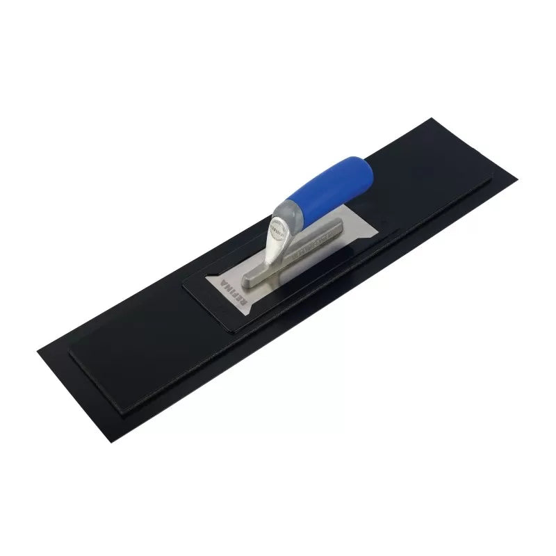 PLAZIFLEX Foam Backed 1.0mm Black Skimming Trowel – Flexiback Plastic Finishing Trowel by Refina