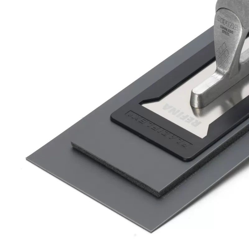 REFINA Plaziflex grey 1.5mm trowel for smoothing and finishing plaster