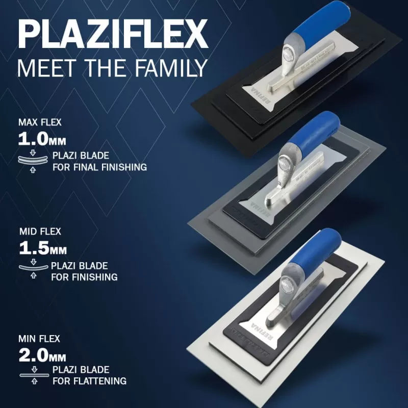 Refina Plaziflex 2.0mm Blade – Foam Backed Firm Flexible Plastic Replacement Skimming Blade 12"–24"