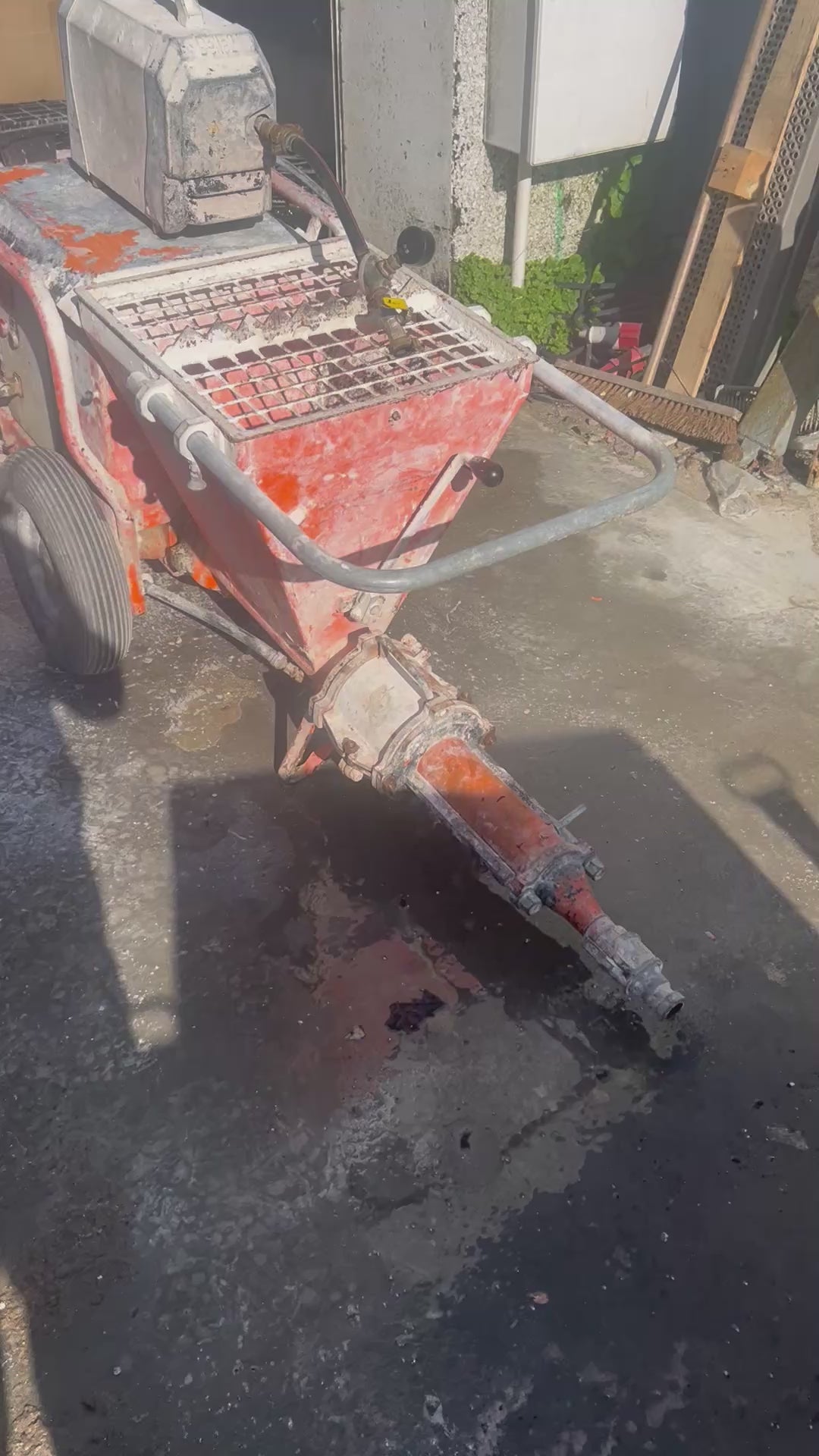 Plastering Machine DFT Mixing Pump 3 Phase