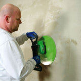 Refina 300mm power float finishing monocouche render façade