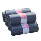 Skimflex 120/240L Heavy Duty Rubble Sacks – 75 Micron Black Builders Waste Bags (Roll of 10)