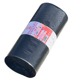 Skimflex 120/240L Heavy Duty Rubble Sacks – 75 Micron Black Builders Waste Bags (Roll of 10)