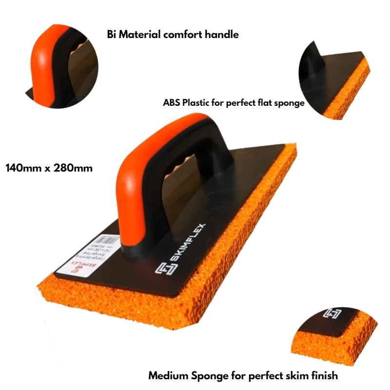 Plastering Sponge Float Skimflex Skimsmooth Medium texture