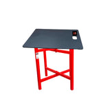 Skimflex Bricklayers Spot Board Stand – Heavy Duty Mortar Board Holder, Red Powder Coated Steel, Foldable, 500mm / 750mm / 900mm