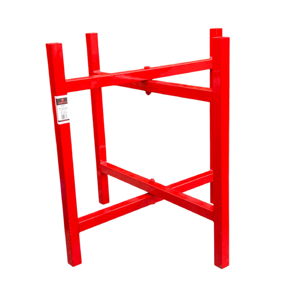 Skimflex Bricklayers Spot Board Stand – Heavy Duty Mortar Board Holder, Red Powder Coated Steel, Foldable, 500mm / 750mm / 900mm