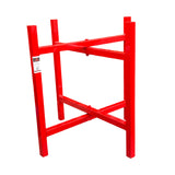 Skimflex Bricklayers Spot Board Stand – Heavy Duty Mortar Board Holder, Red Powder Coated Steel, Foldable, 500mm / 750mm / 900mm