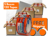 5 Box Bulk Deal – Blue Dolphin Orange Tape (120 Rolls) + FREE Delivery