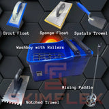 Tilers Washboy Set – Skimflex Bucket, Sponge, Grout Float, Paddle & Trowels