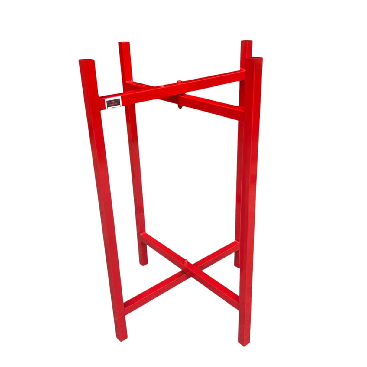 Skimflex Bricklayers Spot Board Stand – Heavy Duty Mortar Board Holder, Red Powder Coated Steel, Foldable, 500mm / 750mm / 900mm
