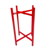 Skimflex Bricklayers Spot Board Stand – Heavy Duty Mortar Board Holder, Red Powder Coated Steel, Foldable, 500mm / 750mm / 900mm